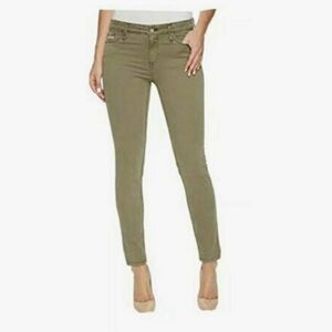 Catos Denim Olive Ankle Skinny Jeans for Women
